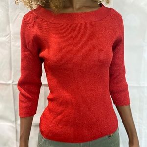 Sparkling Red Sweater